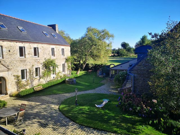 Le jardin des Chambres hotes - Bretagne - Coat Rogan