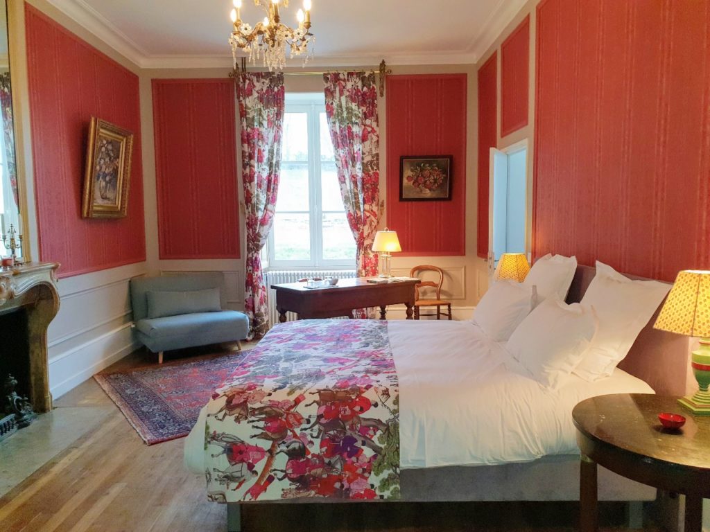 Maison d'hôtes de charme - Château de Mauvilly - Côte d'Or - Bourgogne - Dijon - Chambre rouge