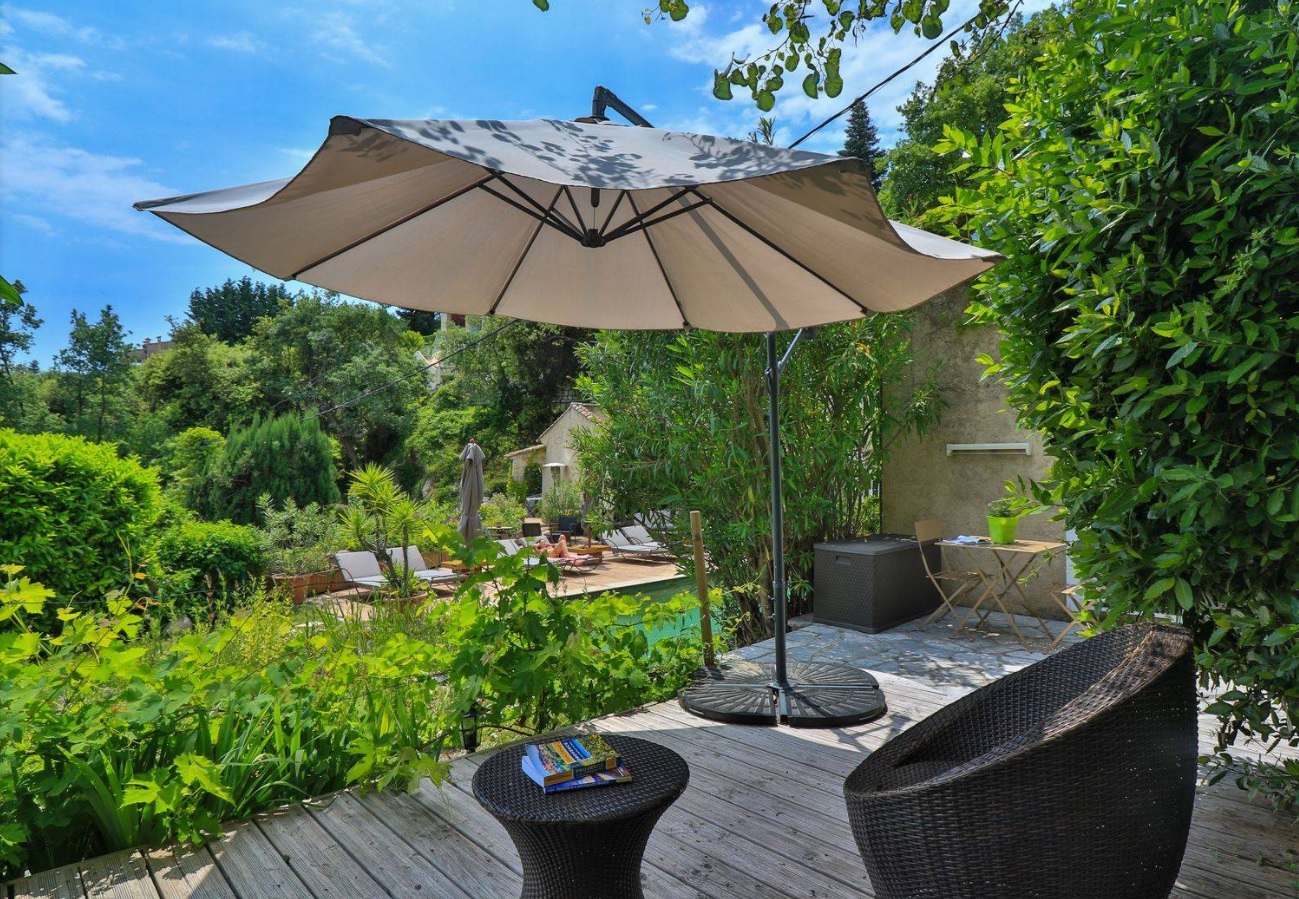 Terrasse Chambre Rose- Mazet de Tourrettes - Chambres d'hôtes de charme Cote d'Azur