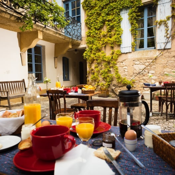 ©Hervé Leclair - Le mas des Sages - maison hotes de charme Uzes - Gard - Cevennes - Provence - Camargue - petit déjeuner gourmand